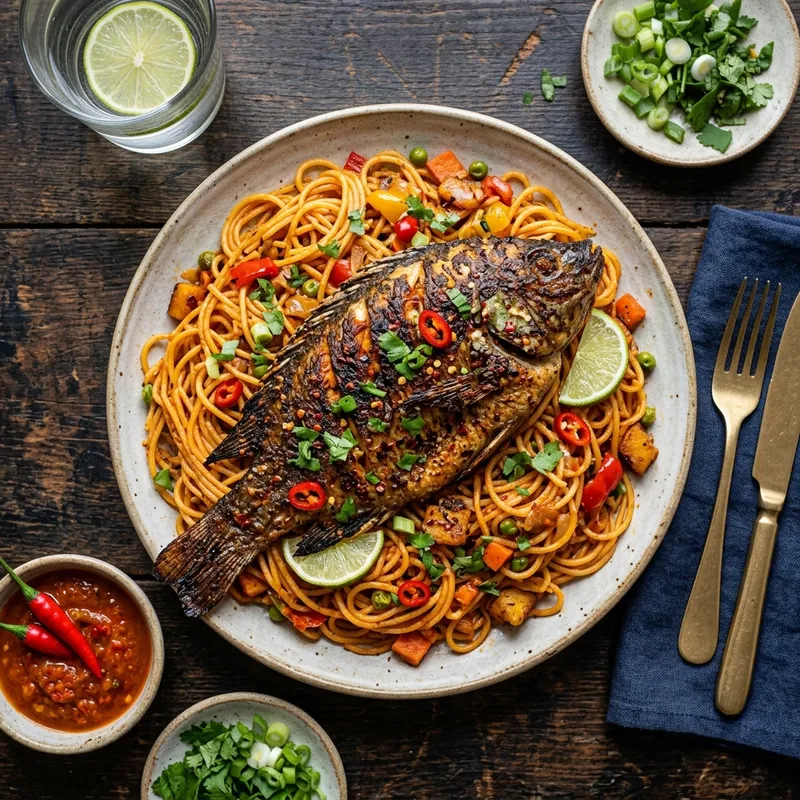 Signature Pasta w/ Fish